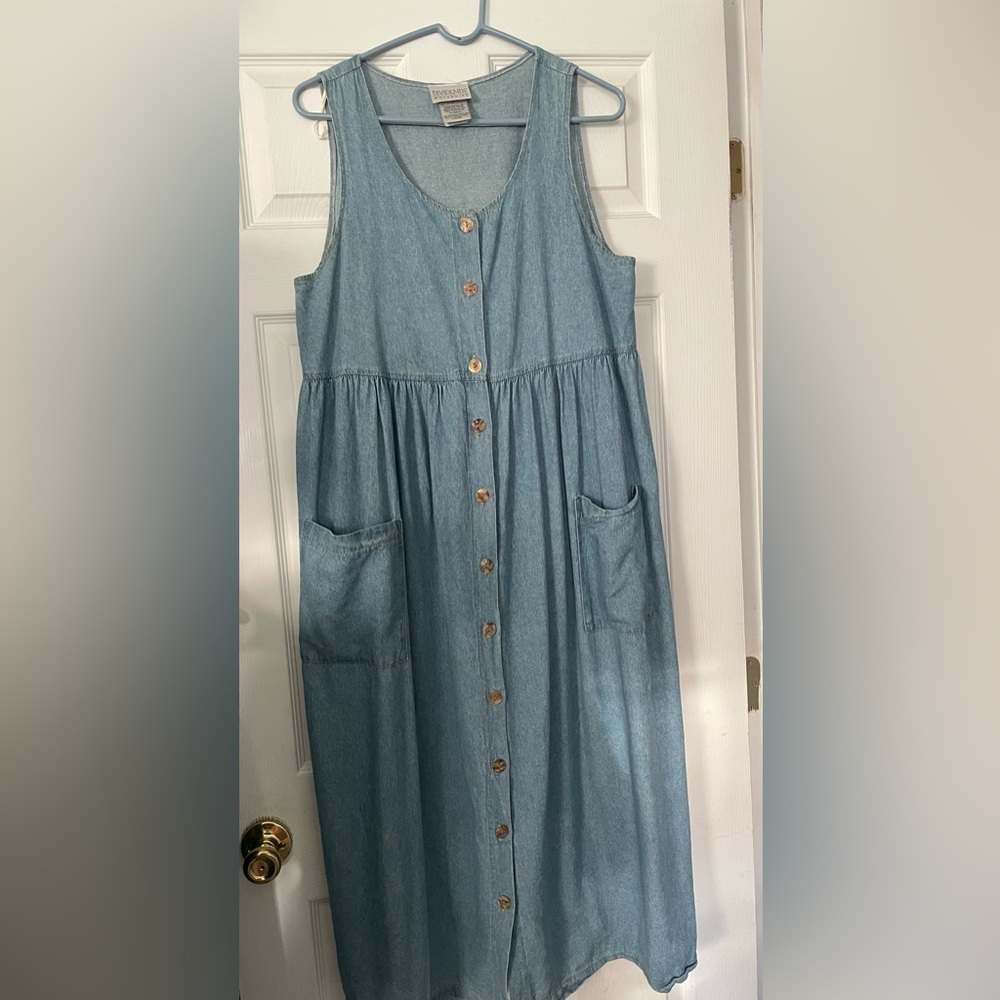 Denim Maxi Dress